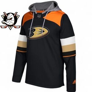 Anaheim Ducks x Adidas NHL Platinum Hooded Fleece Jersey
